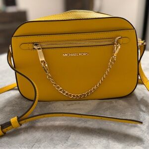 Michael Kors Yellow Crossbody Bag